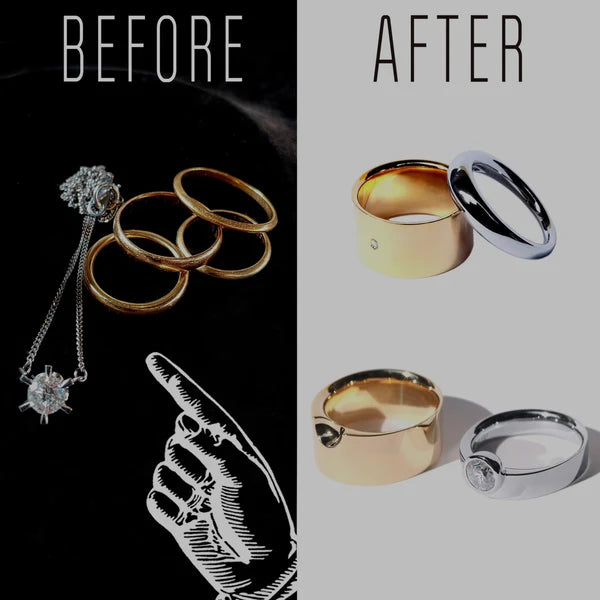 I love the concept. Can you remodel my grandmother's memento into bangles and rings?