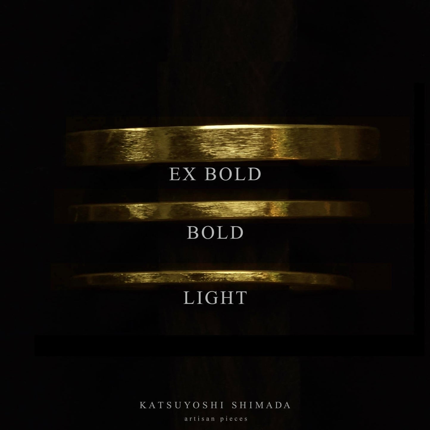 Bangle／EX BOLD／K24／純金 - katsuyoshi_shimada