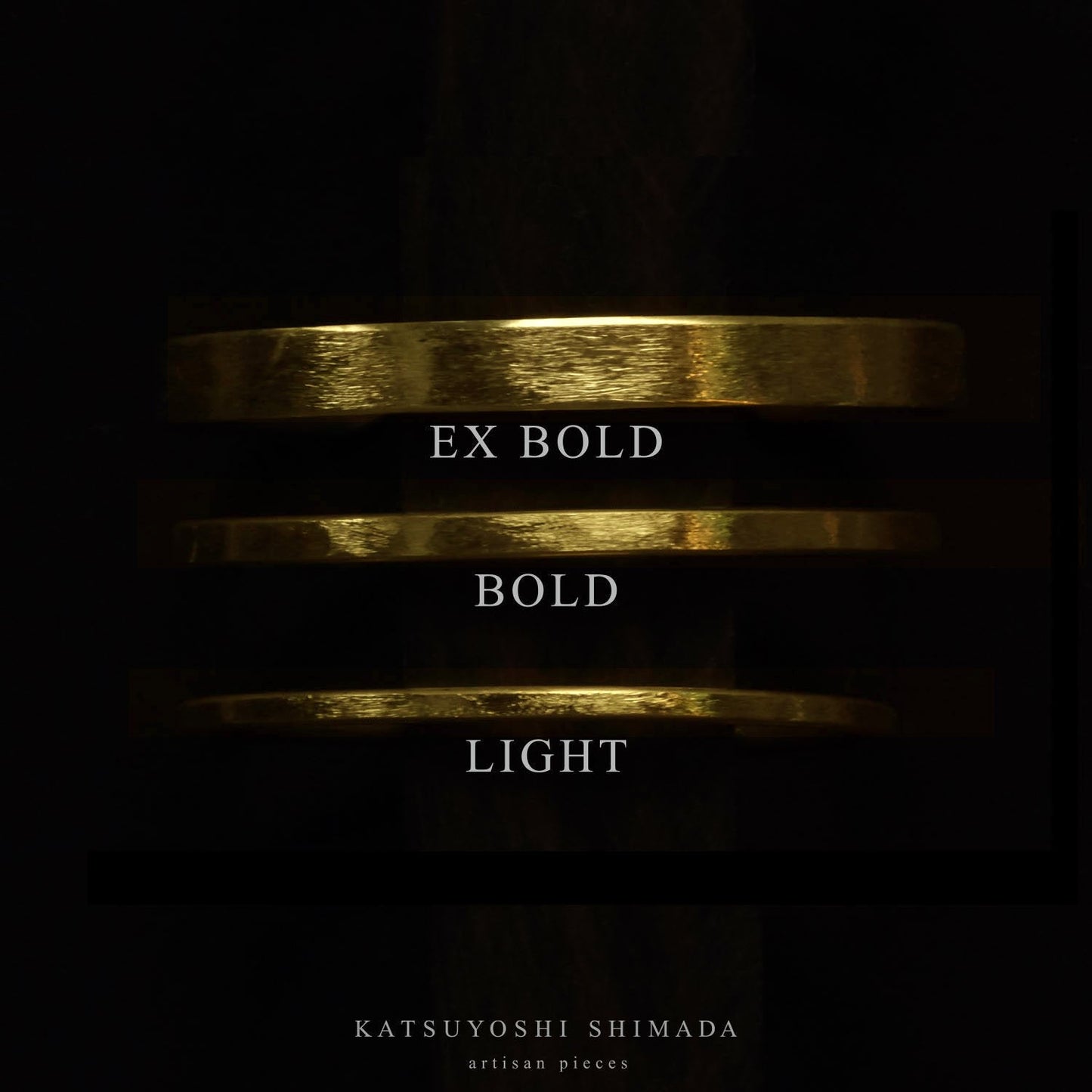 Bangle／LIGHT／K24／純金 - katsuyoshi_shimada