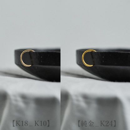 純金・K24素材のリングとK18の違い